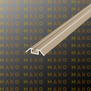 Направляющая нижняя одинарная MS340 Шампань (A06)